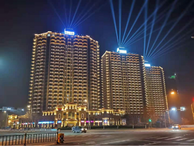 威海市華瀚大(da)湖公館樓體及週邊景(jing)觀亮化(hua)工程